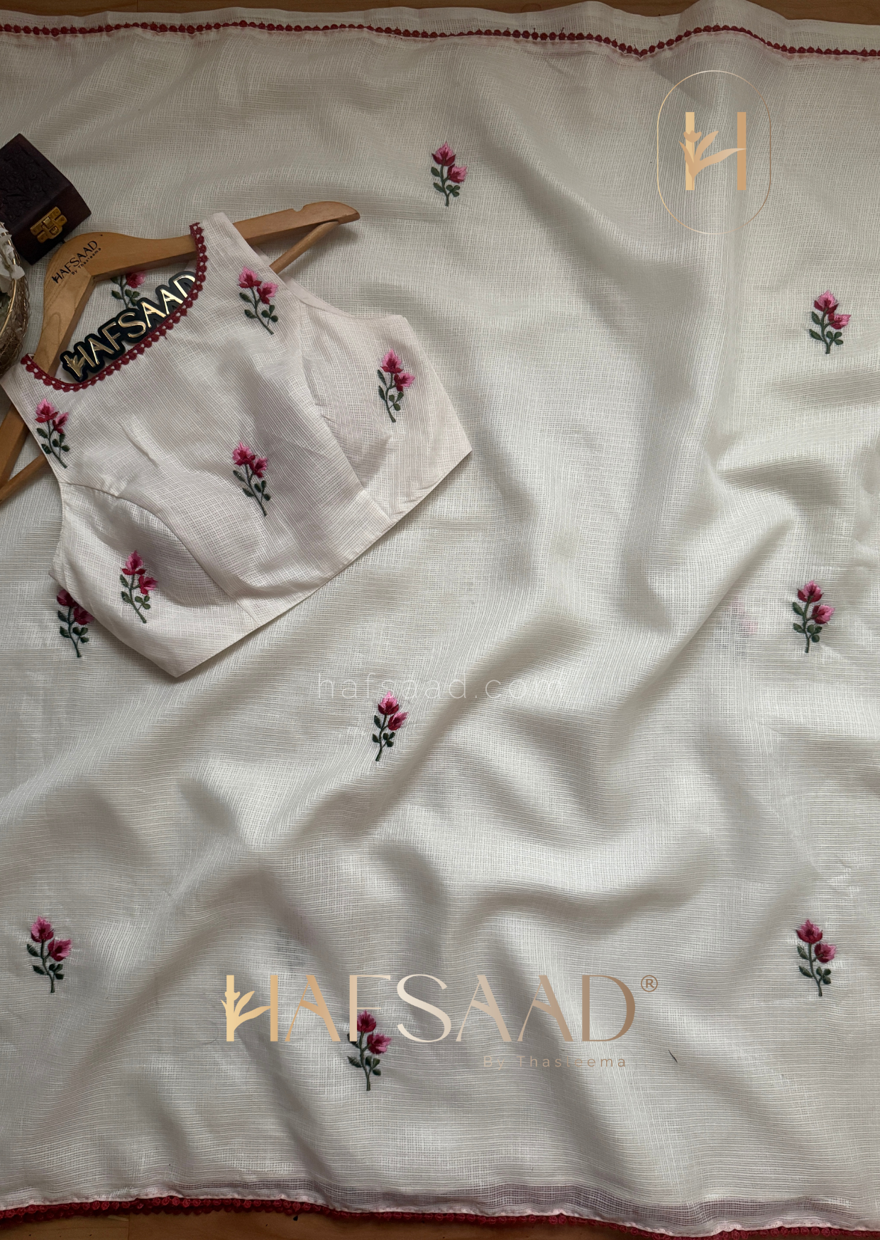 Flora - Kota floral saree