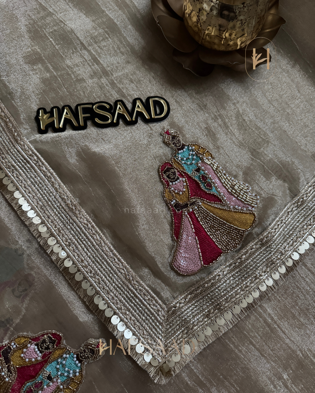 Varshini- Designer tissue saree
