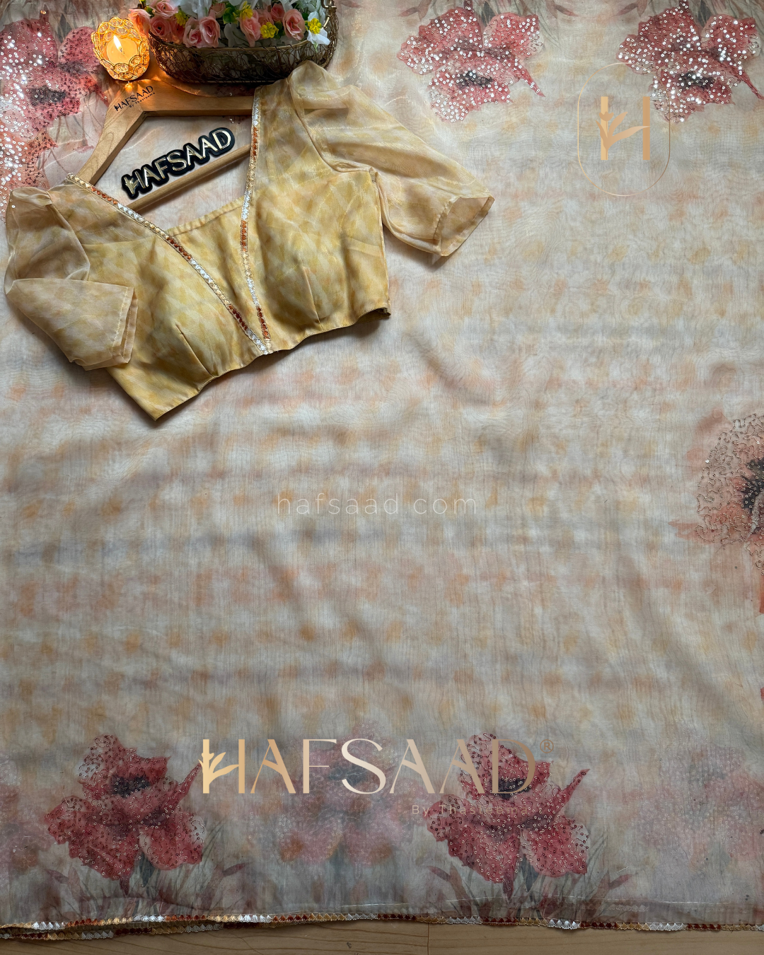 Lucy - Premium organza saree