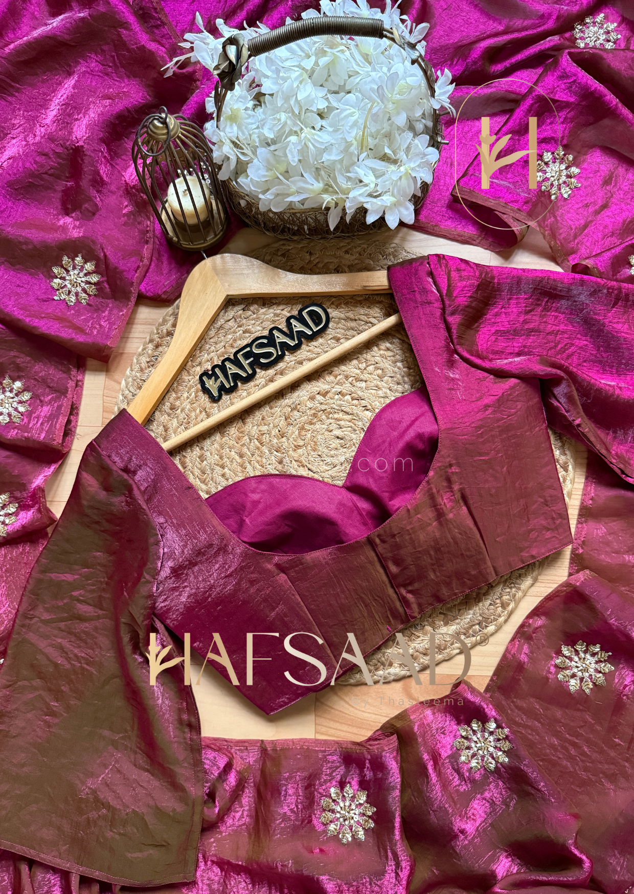 Nova - Stardust satin saree
