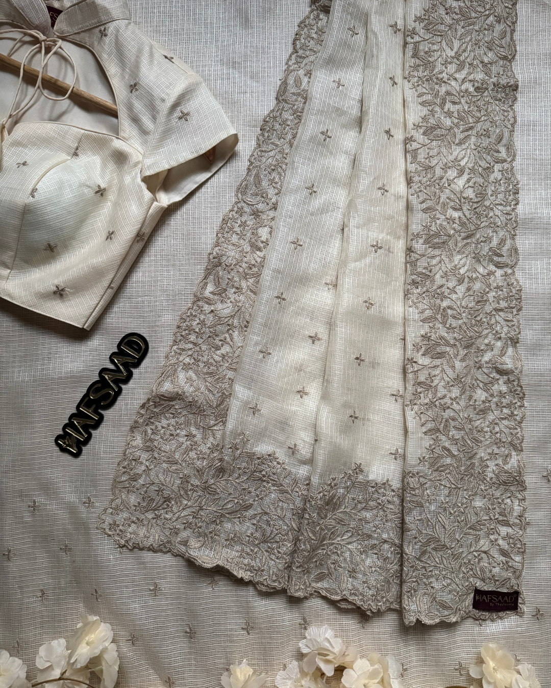 Rifka- embroidered saree