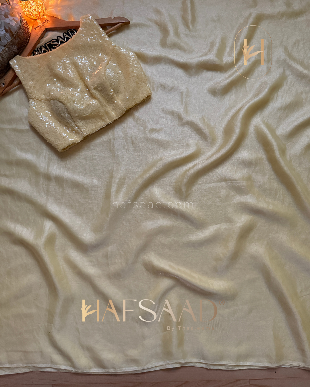 Glazed - Stardust Satin Saree