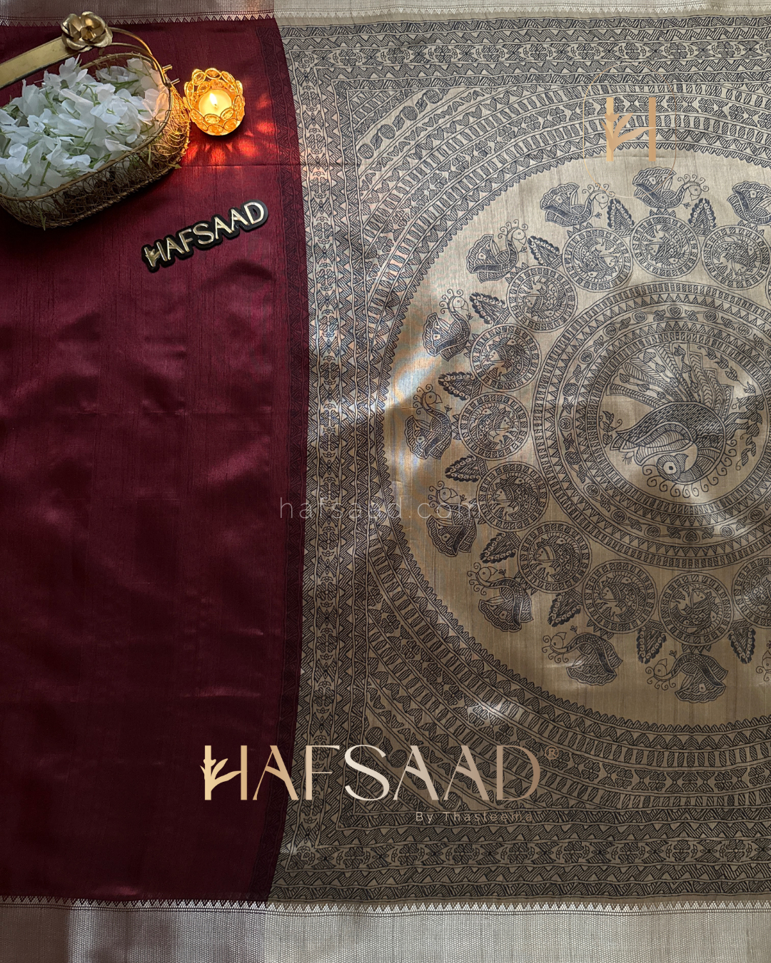 Janu - Soft Tussar silk saree
