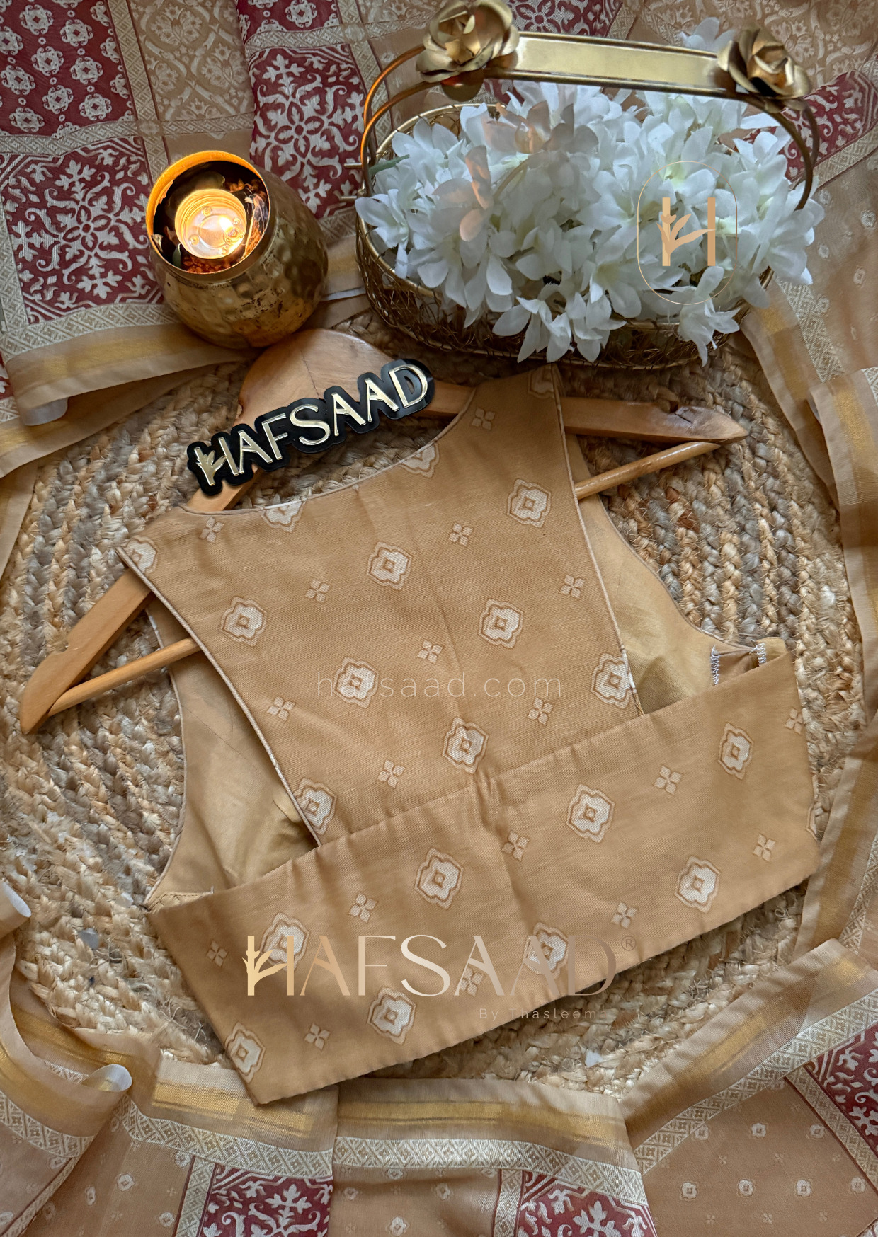 German paisley - soft German silk saree