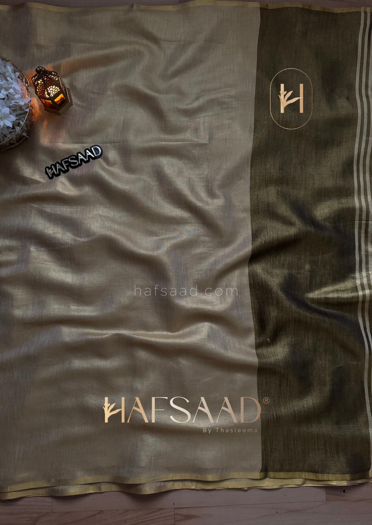 Pragati - Soft tissue silk saree (Gold)