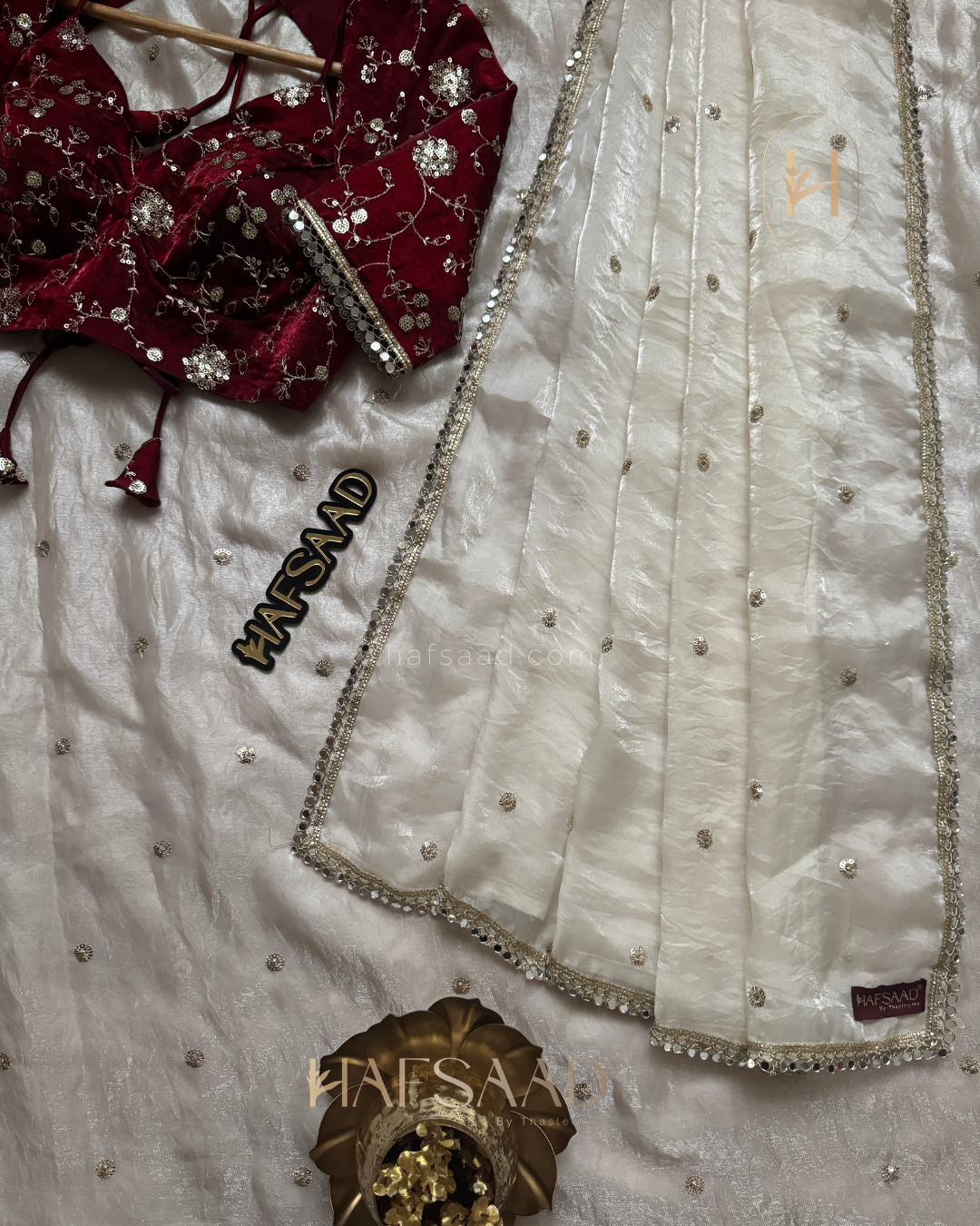 Tejal-designer stardust satin saree