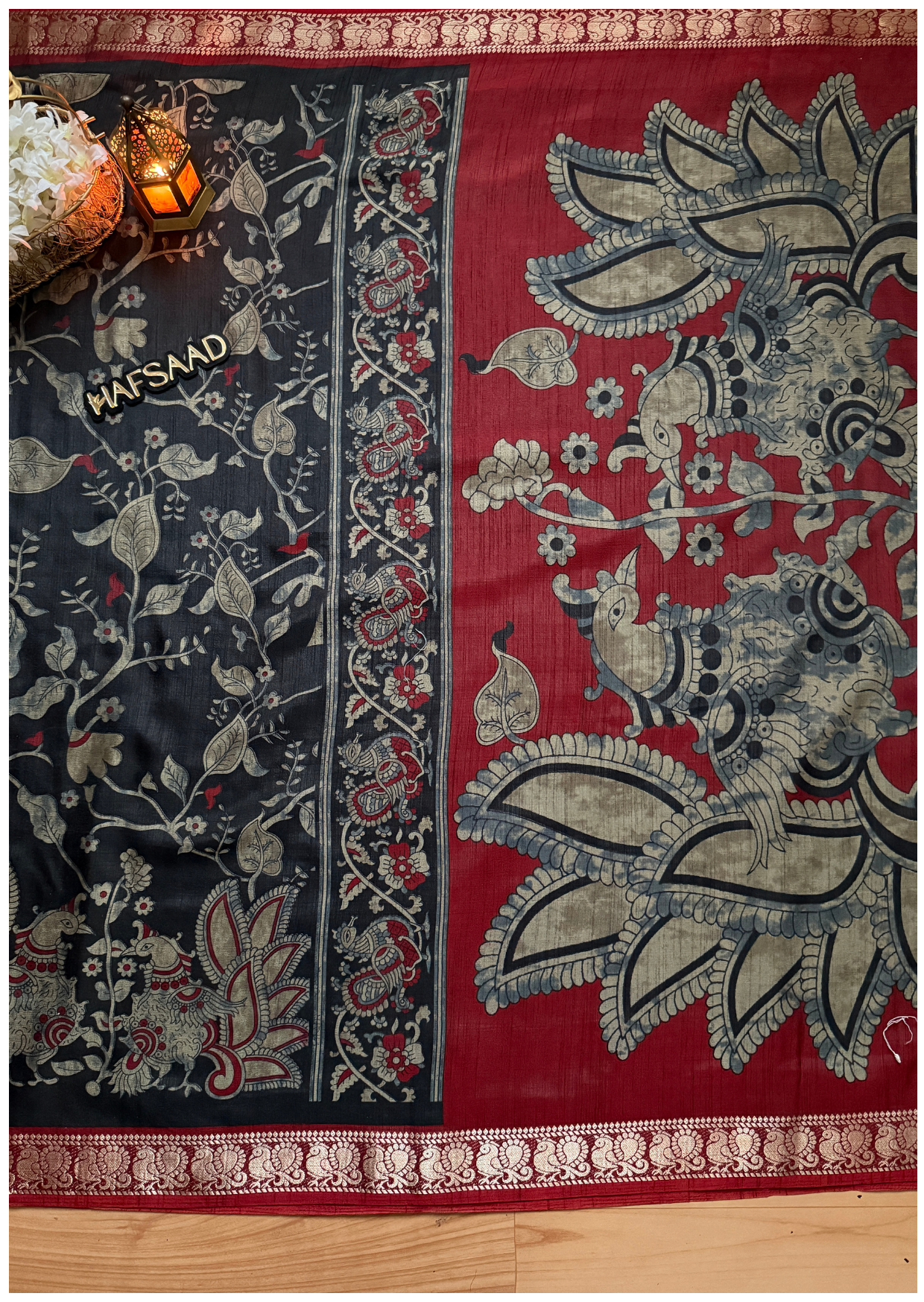 Yazh - Silk cotton saree