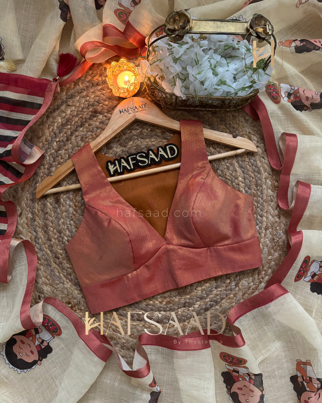 Cutie Patootie - Linen saree