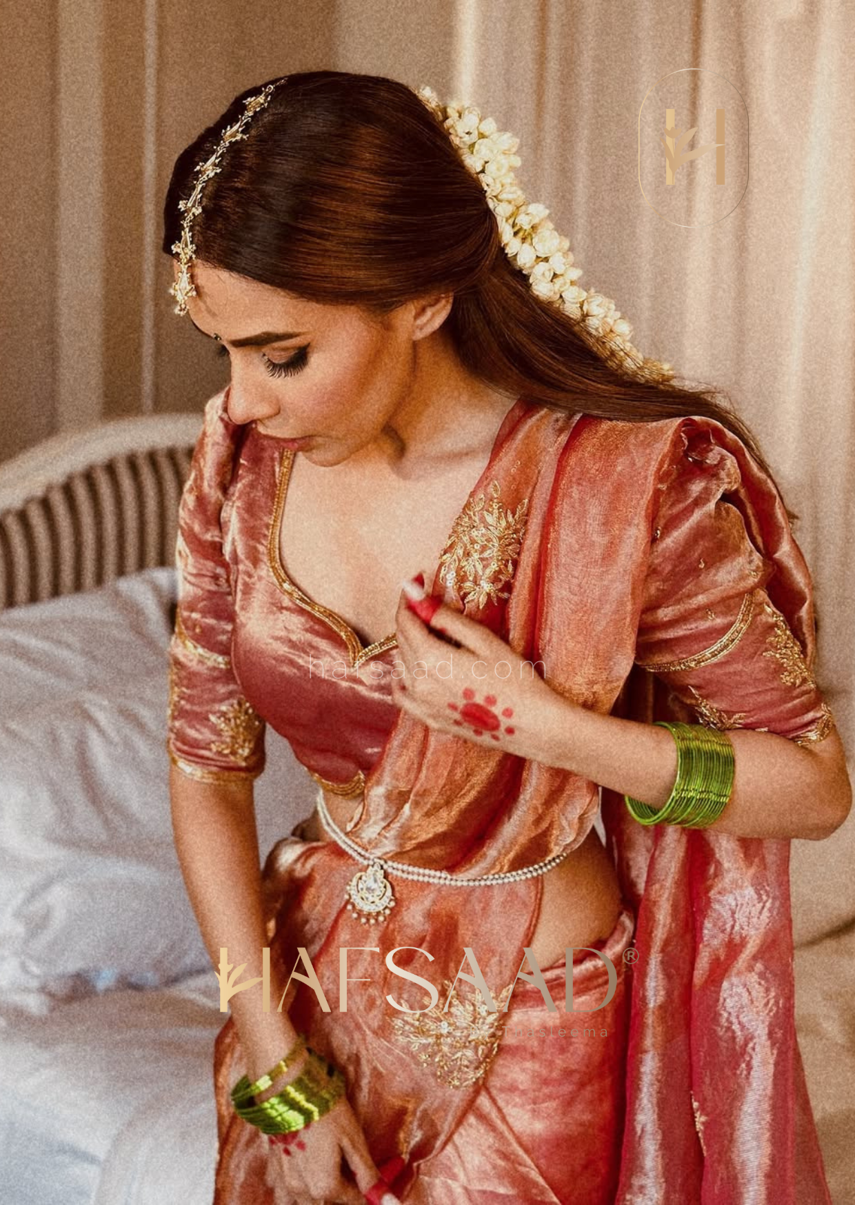 Komal Pandey in Nargis bridal