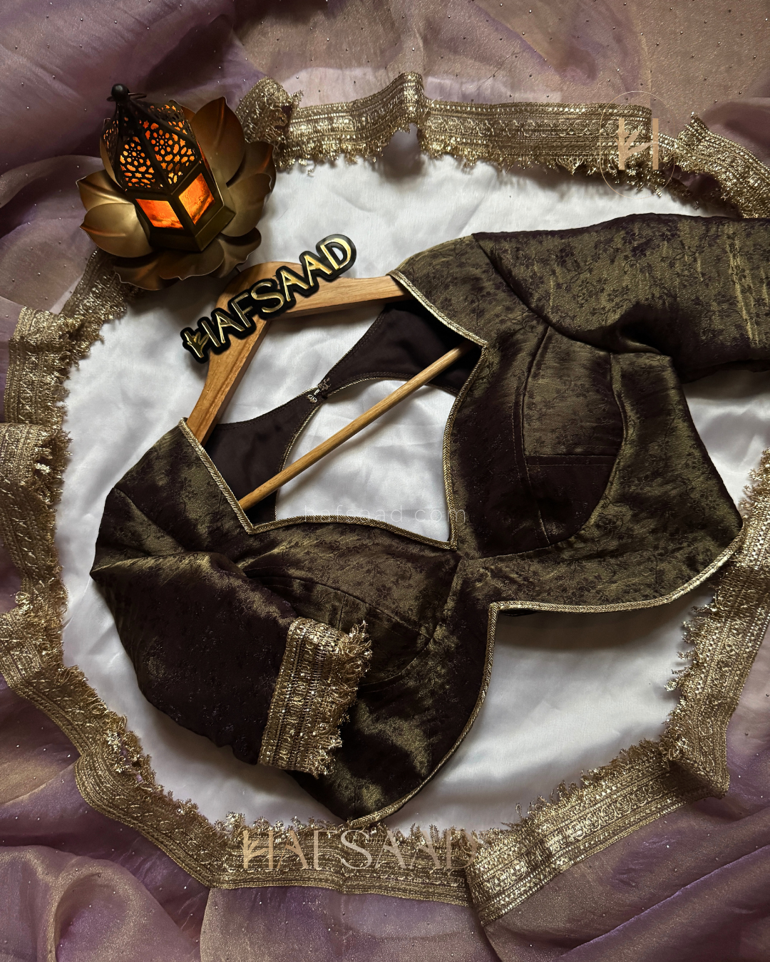 Simran- Kiran Lace Saree (Lilac)