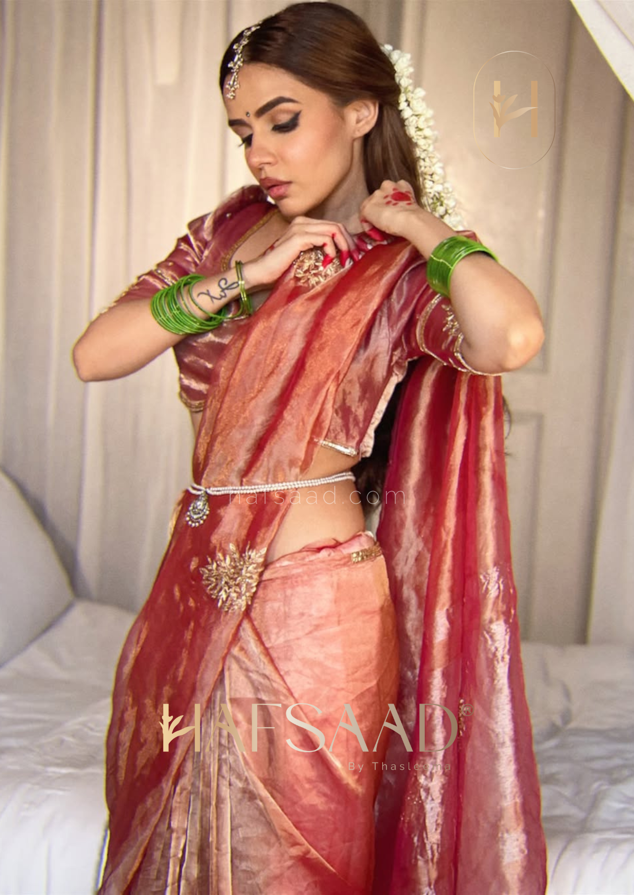 Komal Pandey in Nargis bridal