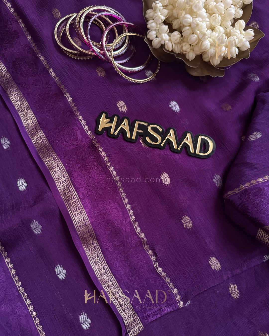 Harshini -Pure chinnon saree