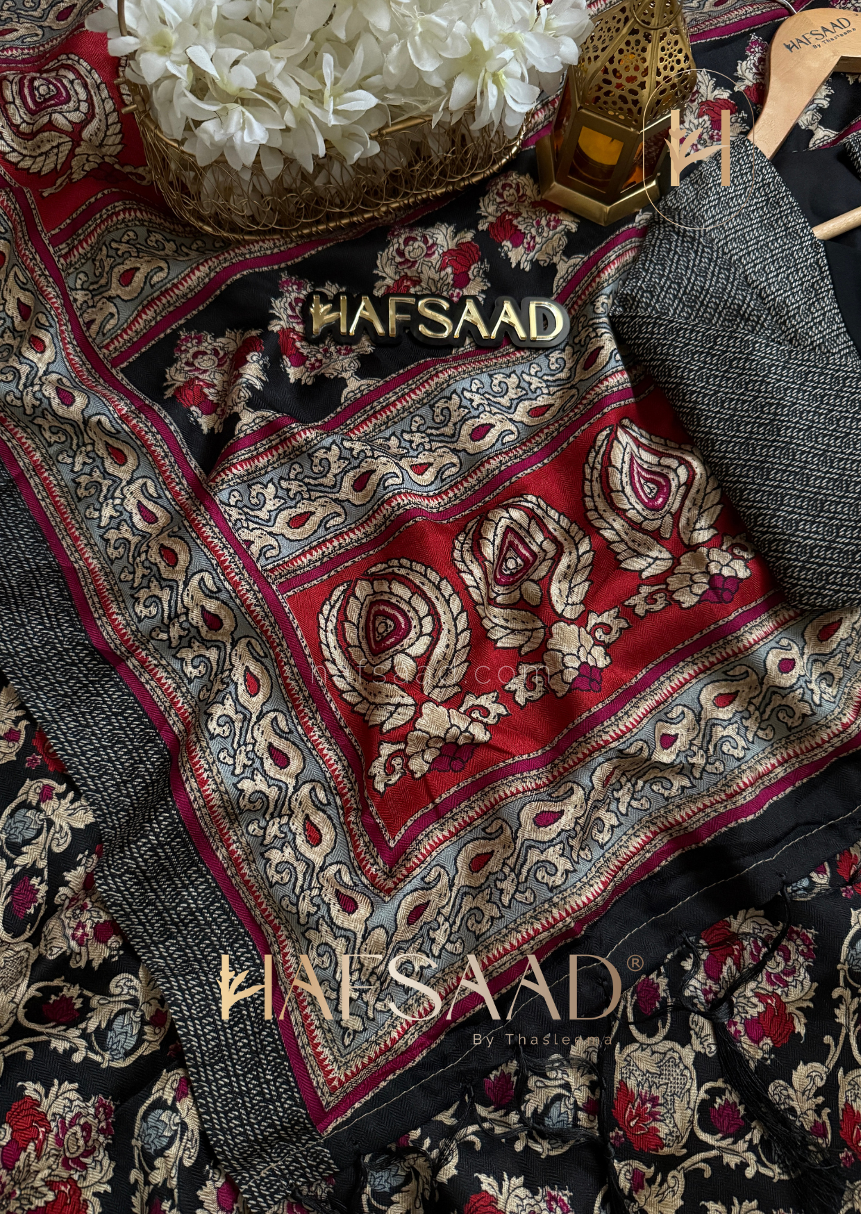 Hayat - Semi pashmina saree