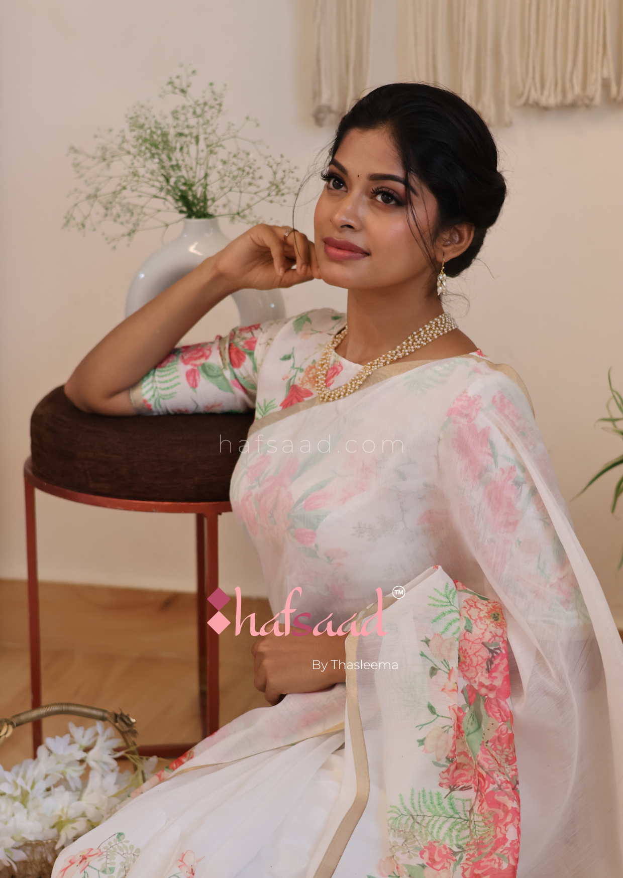 Dharshana - Linen Saree