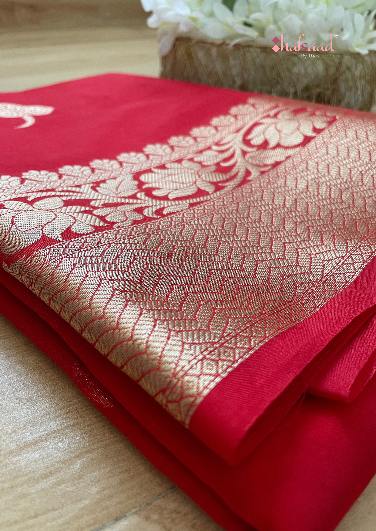 Amrutha-Hot pink soft silk saree