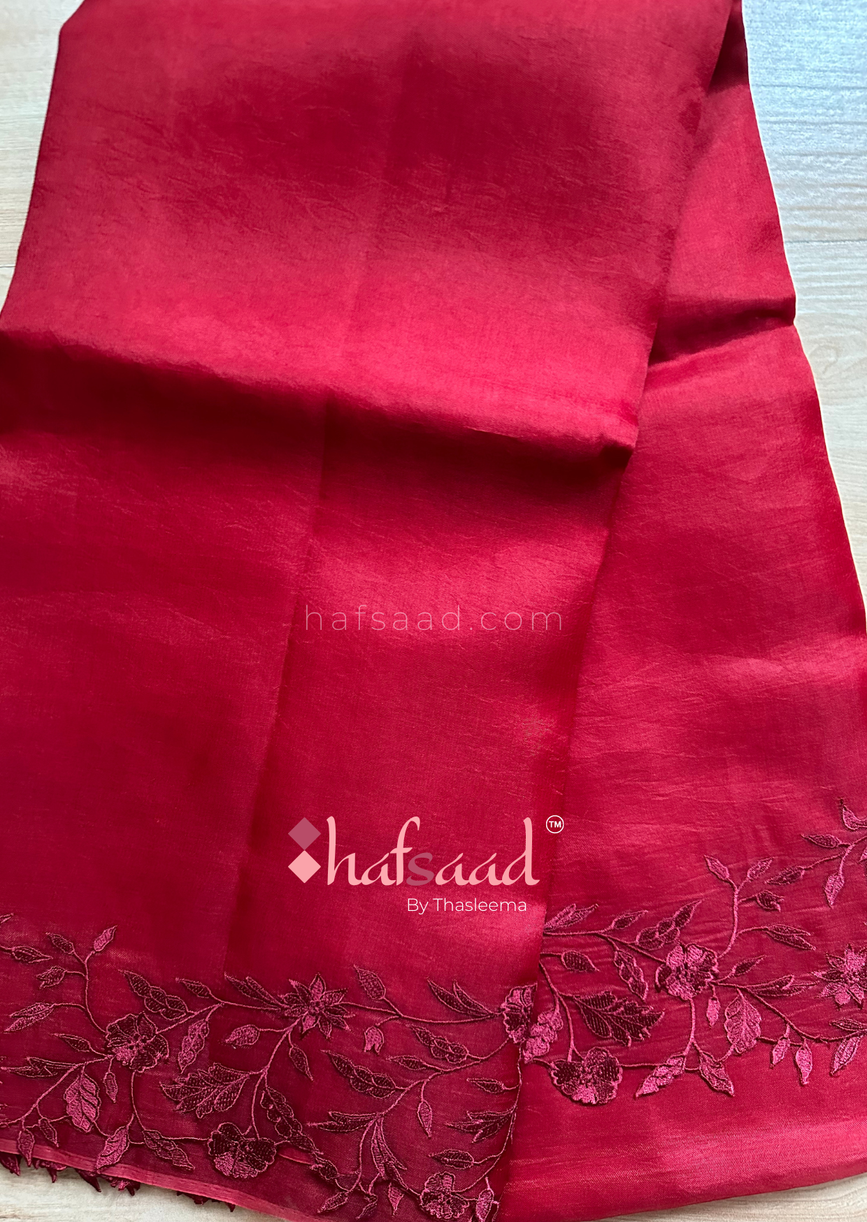 Roop- Pure organza silk saree (Maroon)