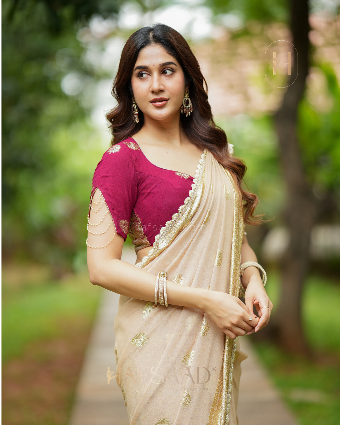 Geethu pearl- pure viscose saree