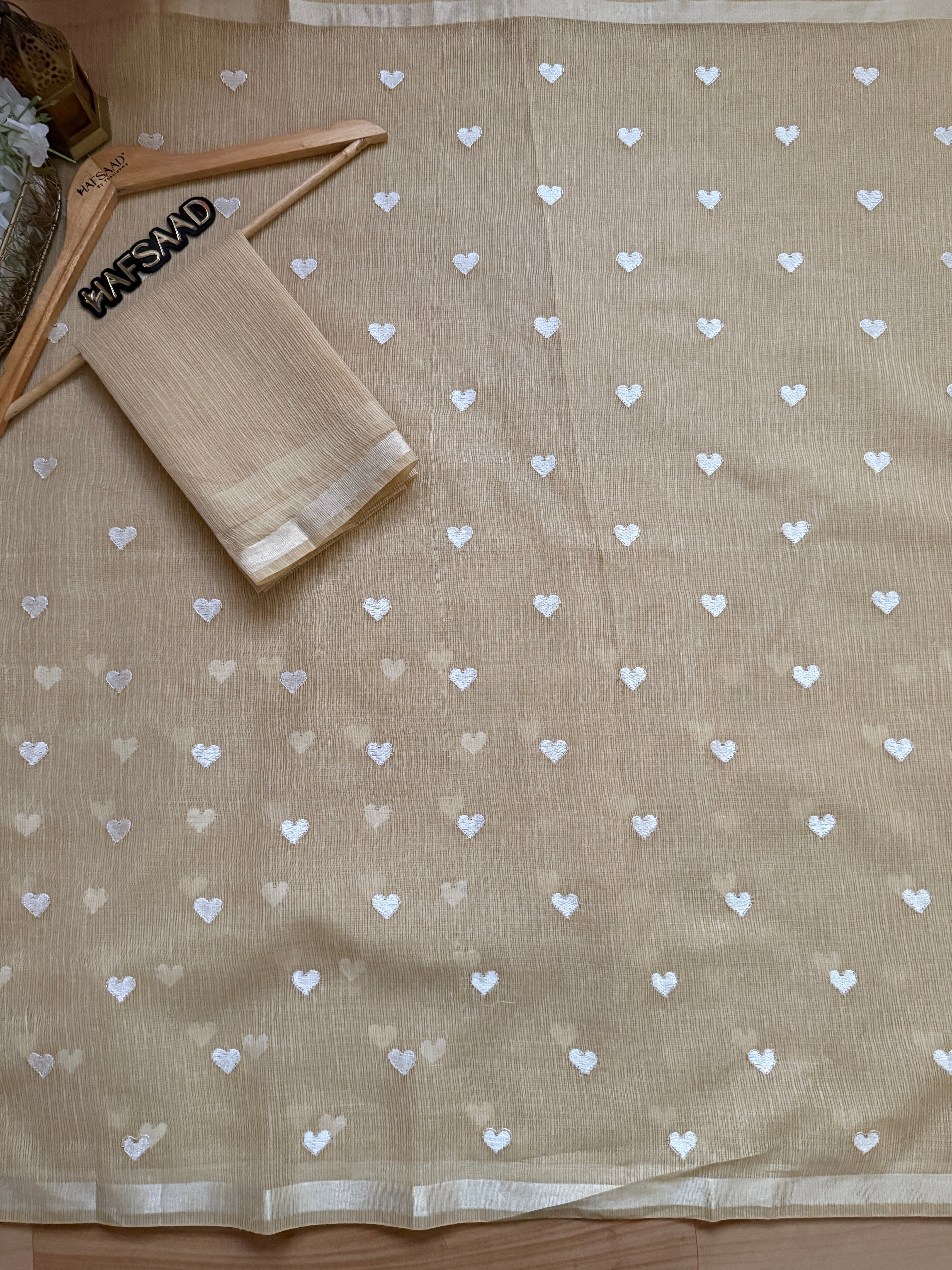 Amour - Pure Kota saree (Beige)