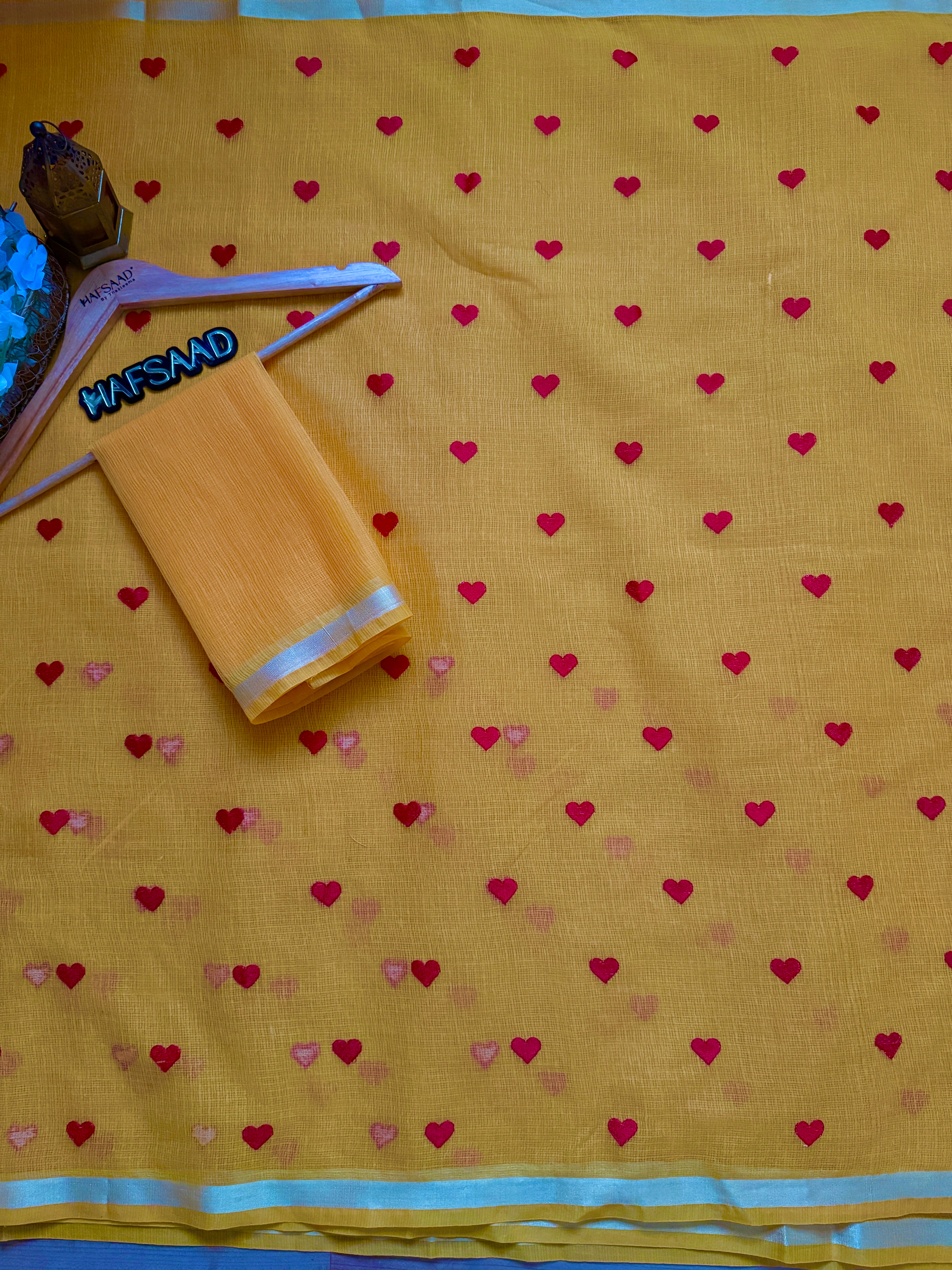 Amour - Pure Kota saree (Yellow)