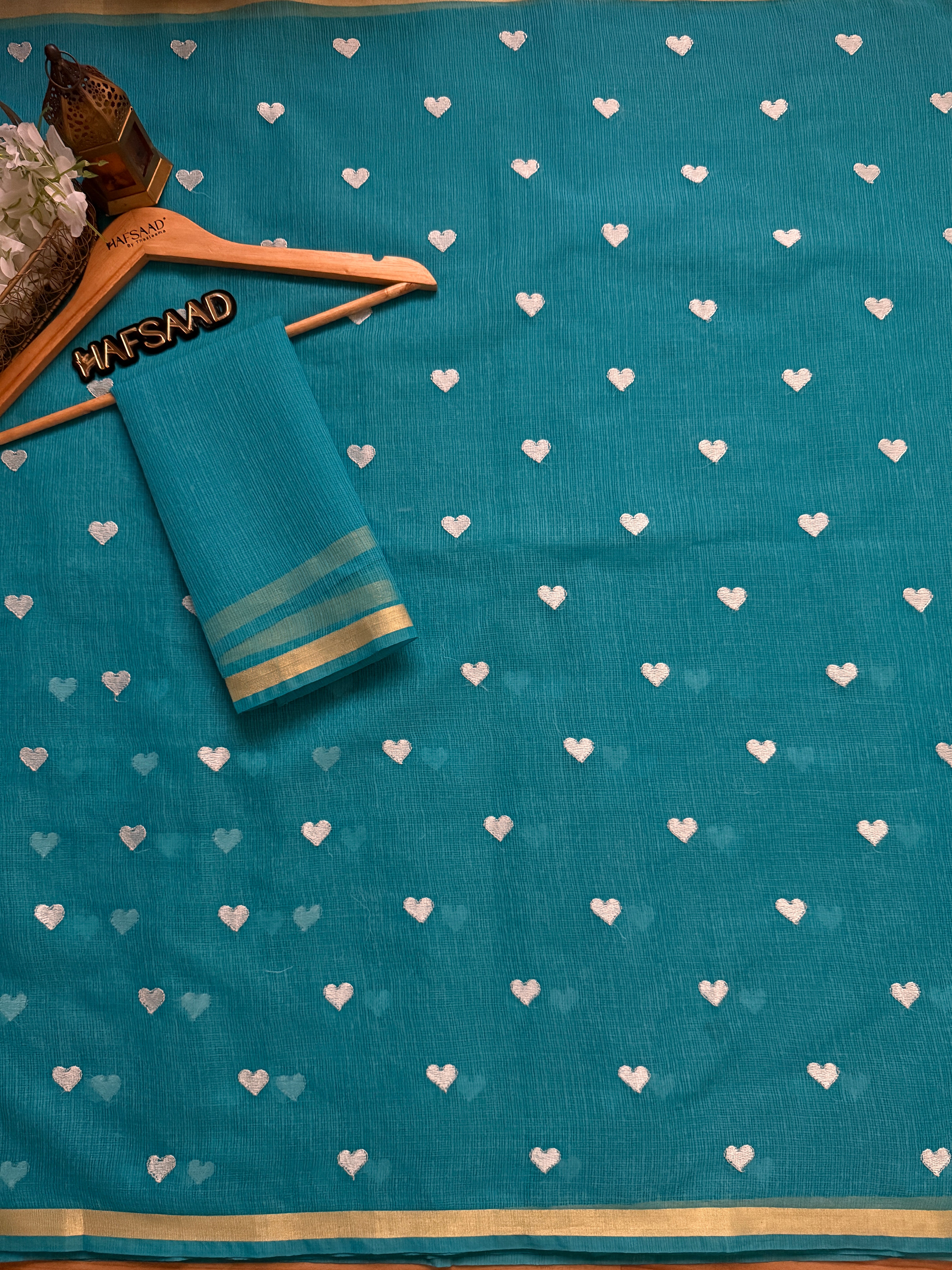 Amour - Pure Kota saree (Blue)