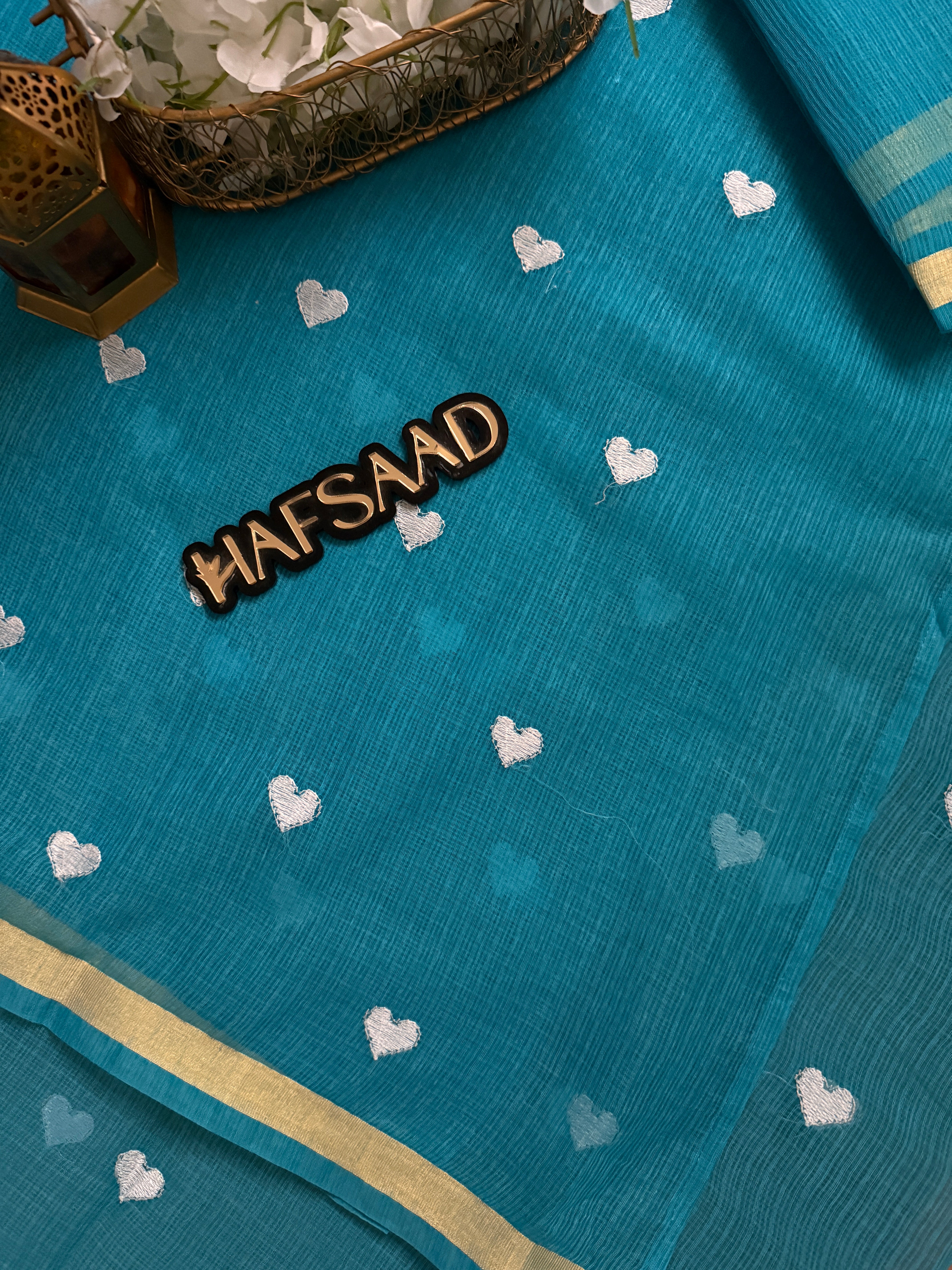 Amour - Pure Kota saree (Blue)