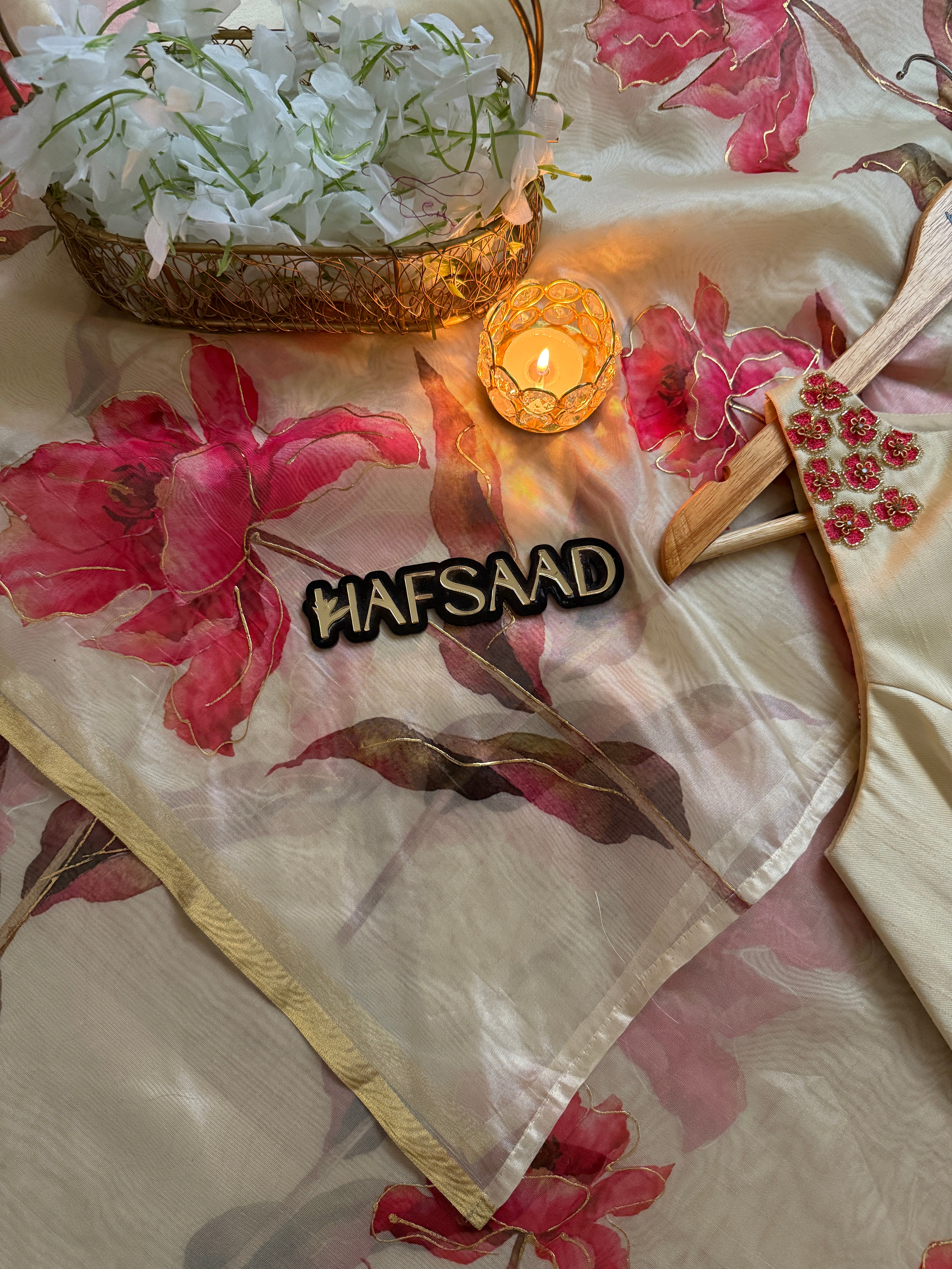 Petals - Designer handwork saree