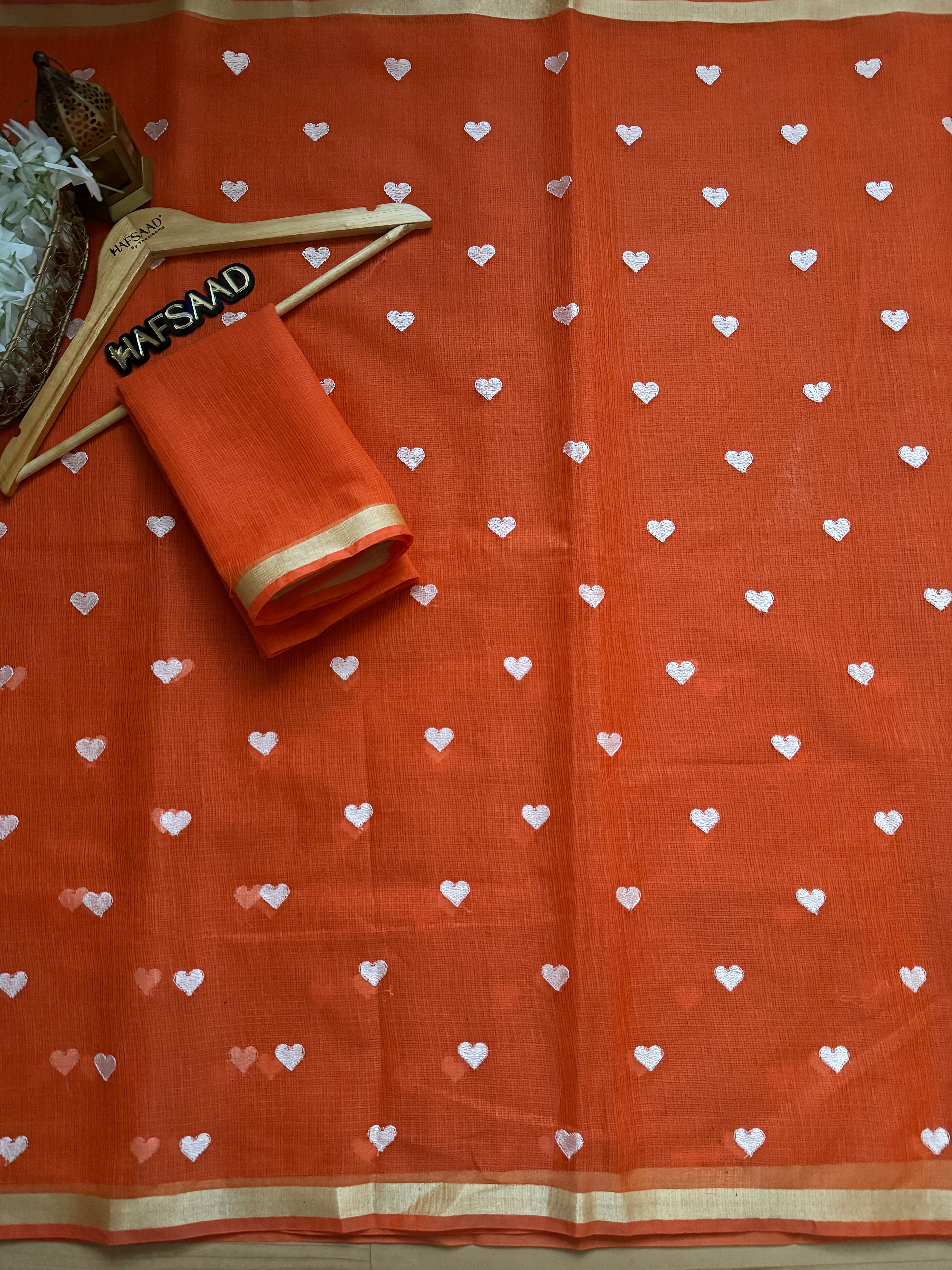 Amour - Pure Kota saree (Orange)