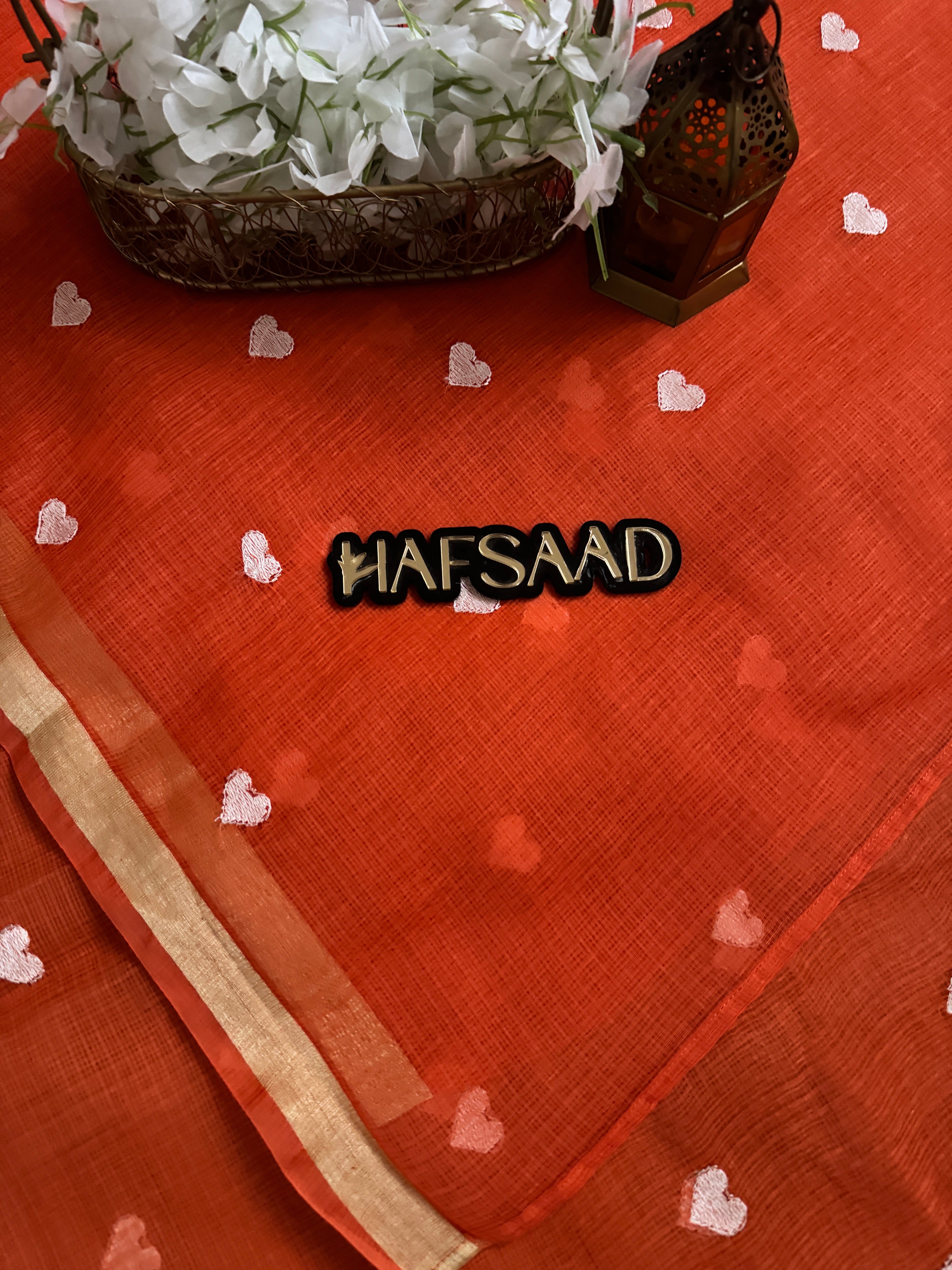 Amour - Pure Kota saree (Orange)
