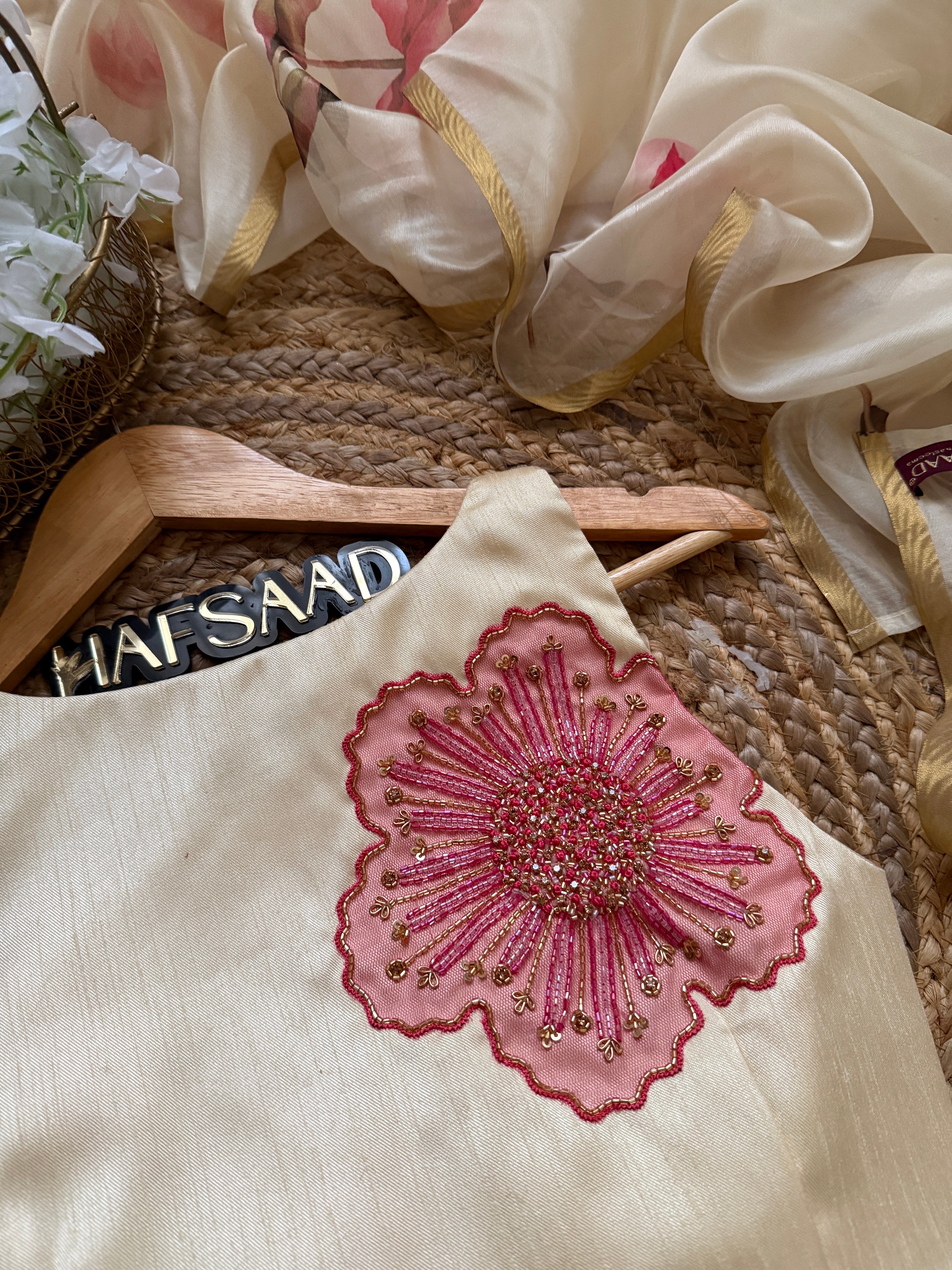 Petals - Designer handwork saree