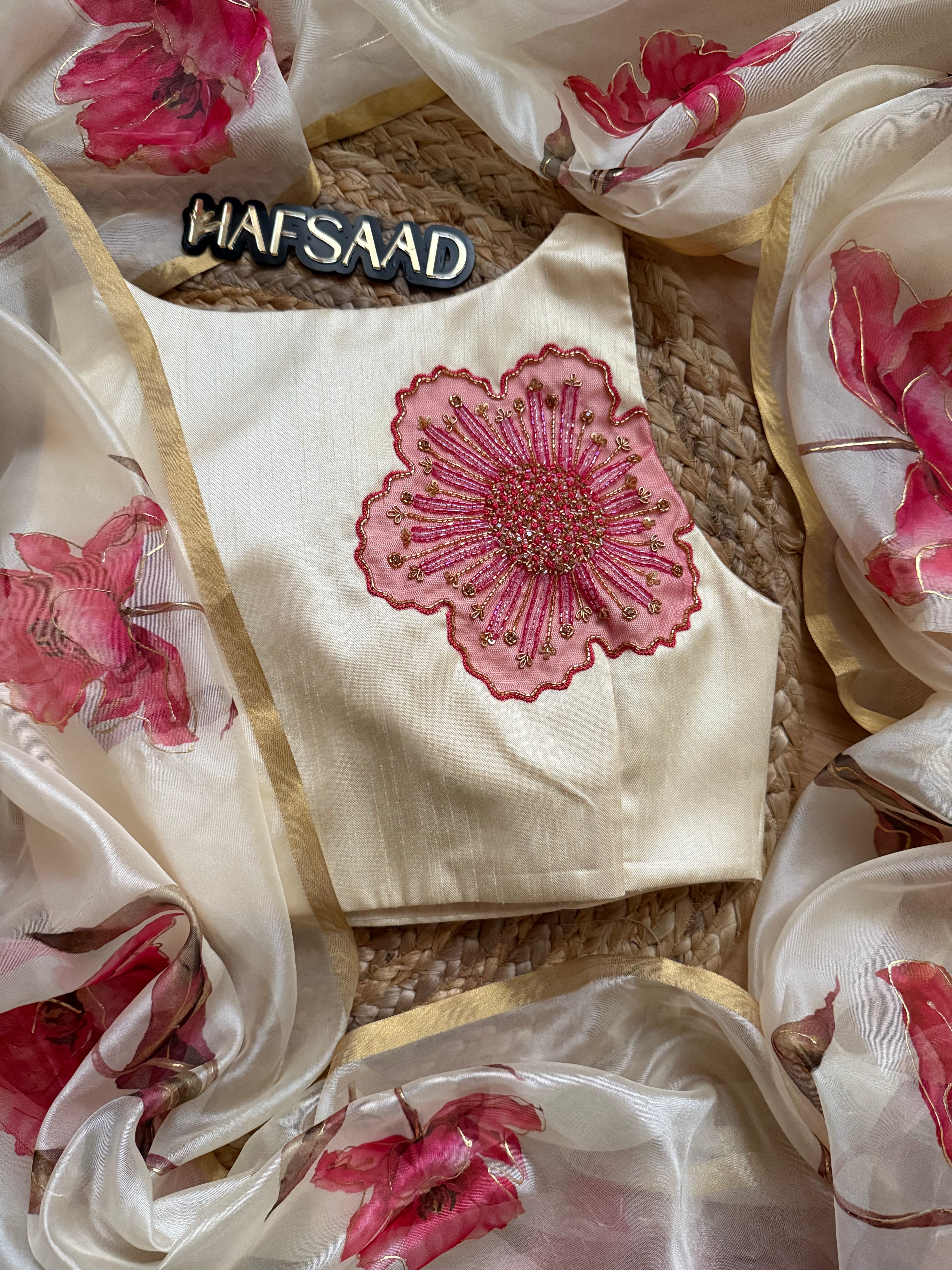 Petals - Designer handwork saree