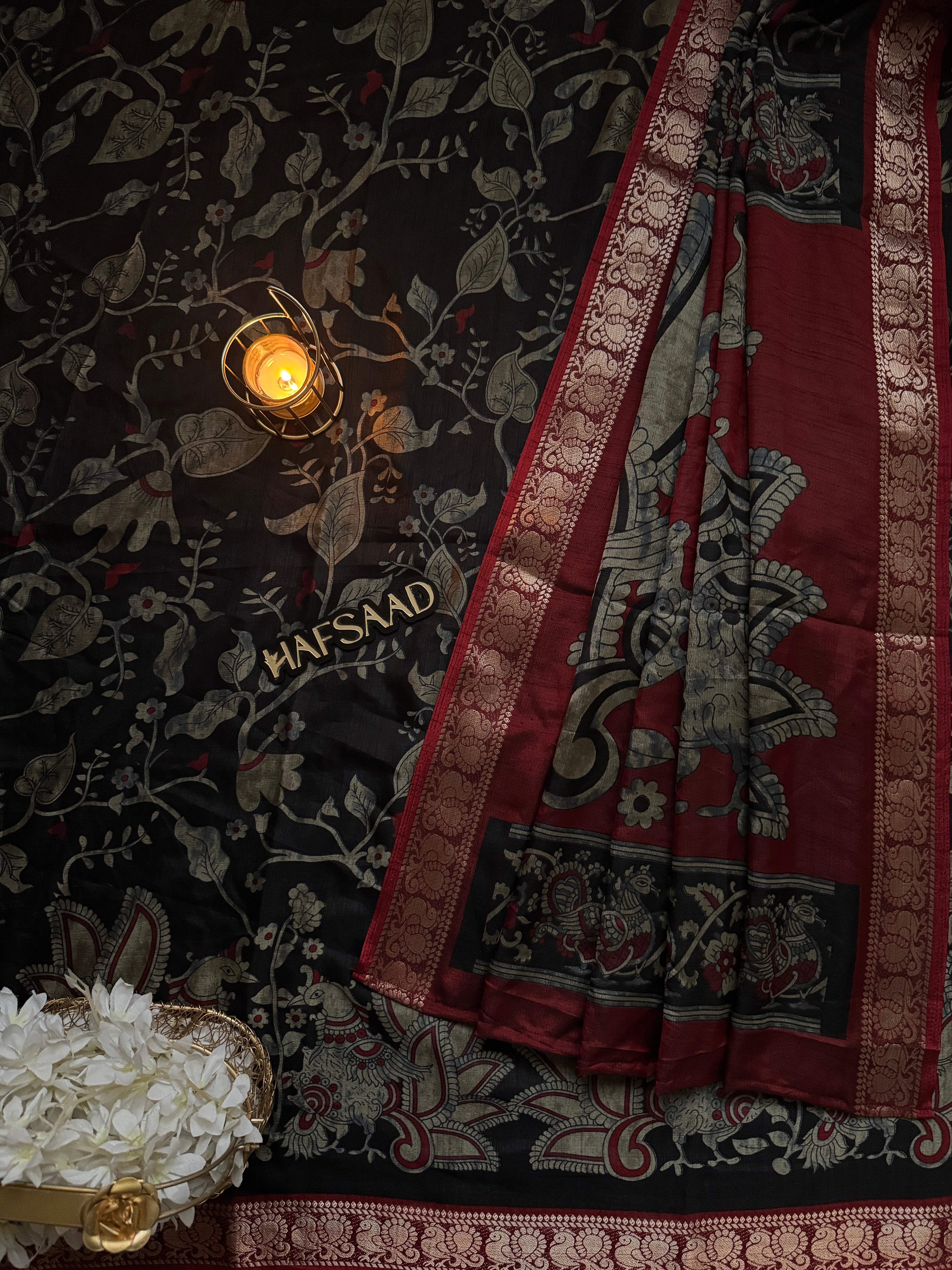 Yazh - Silk cotton saree