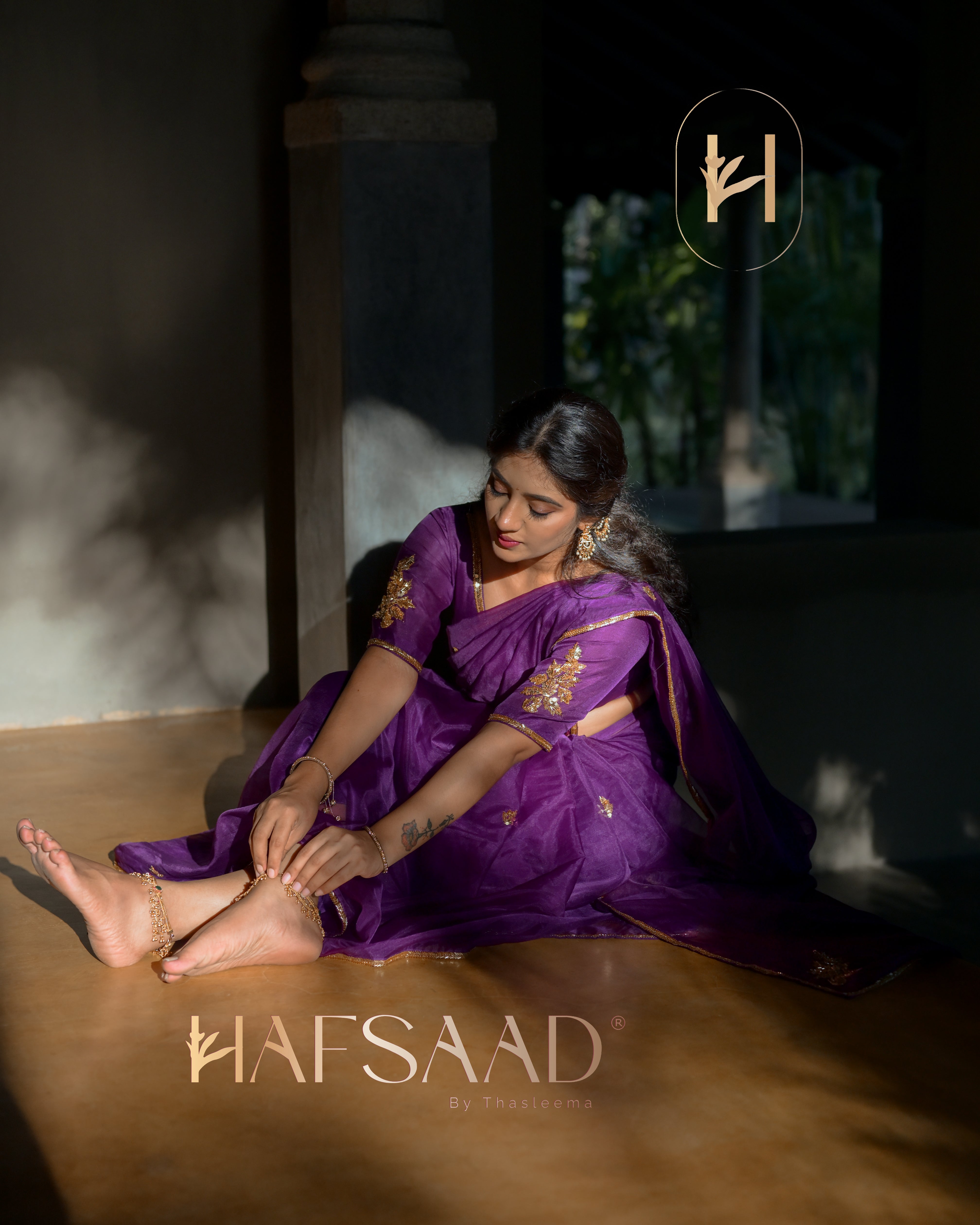 Hima Bindhu in Rini saree