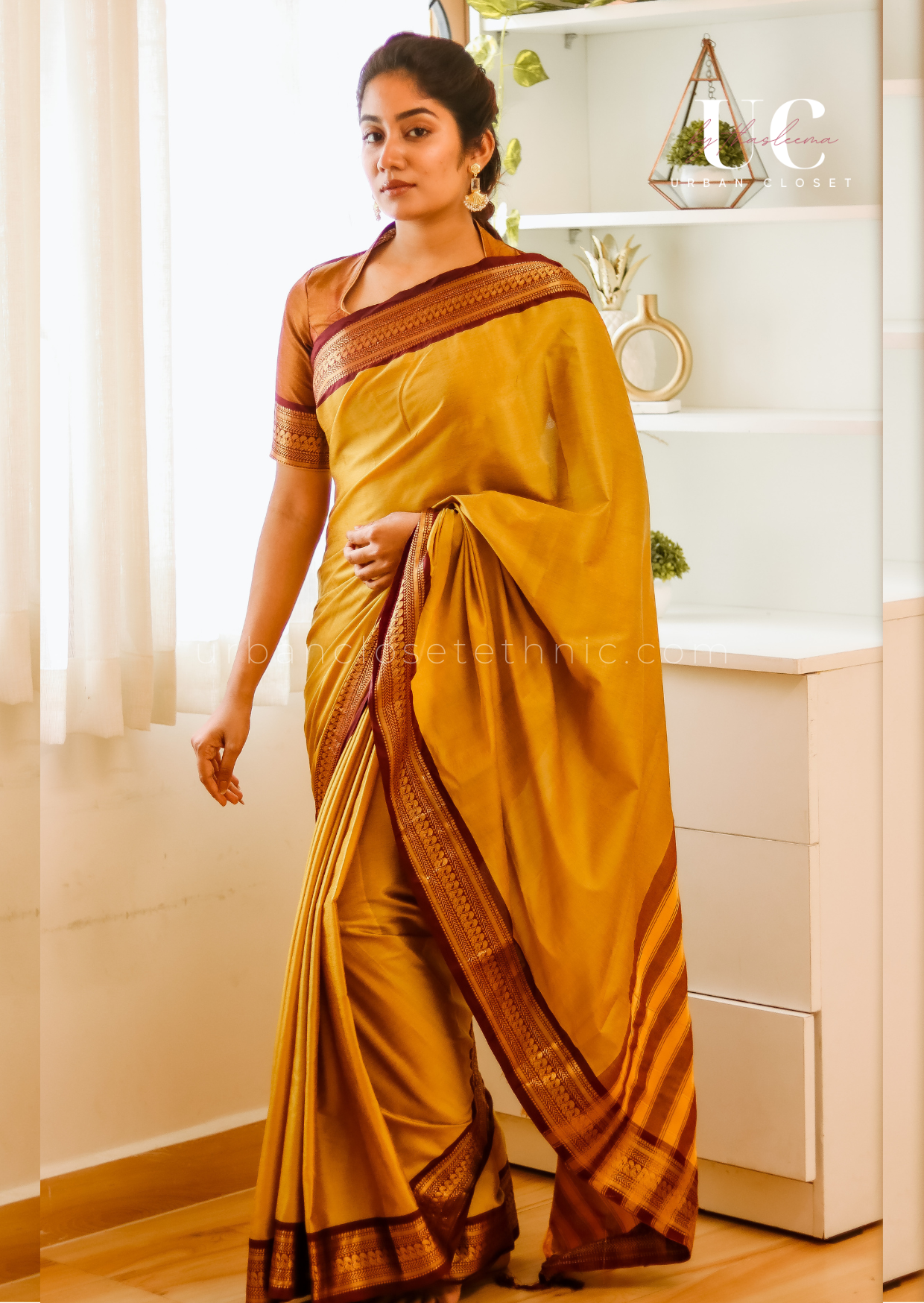 Semi Paithani Silk Saree (adi78585)