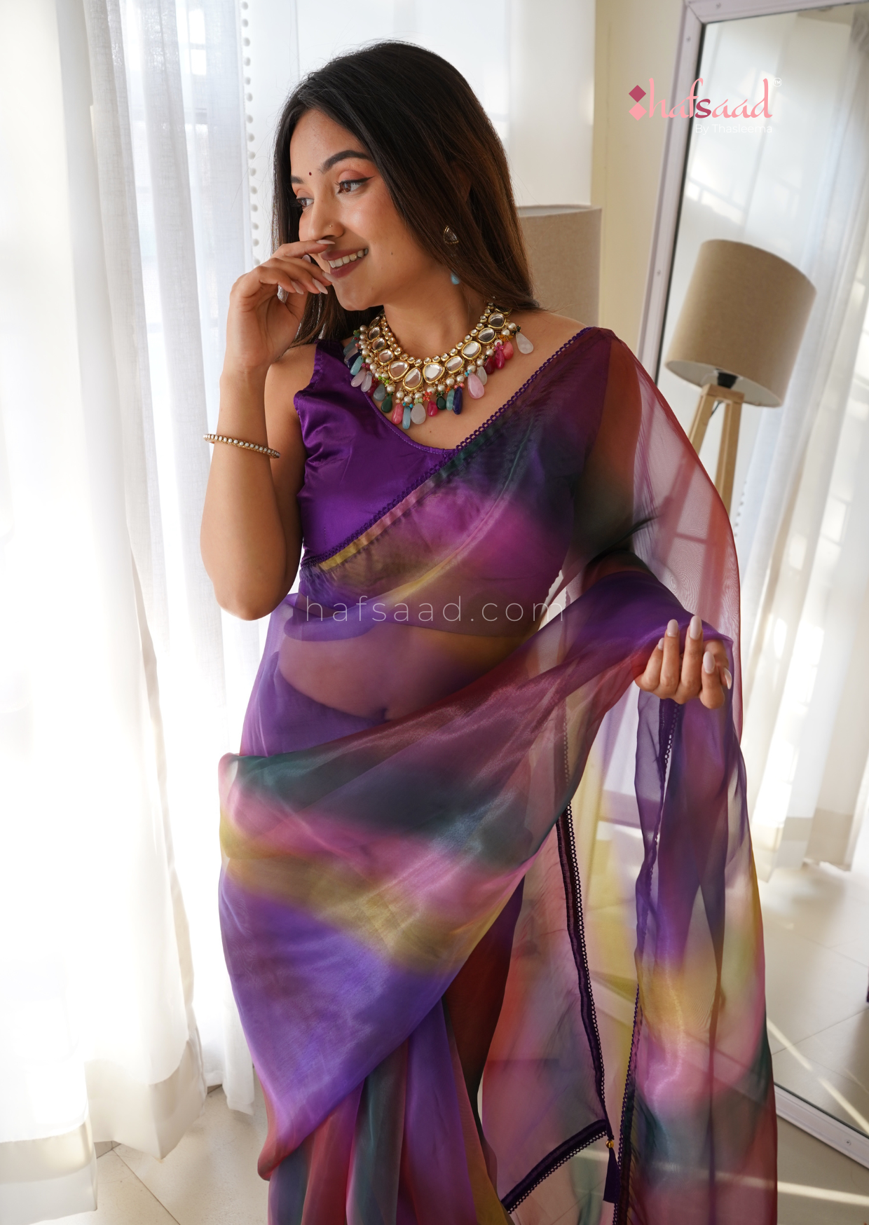 Thanuja- organza saree