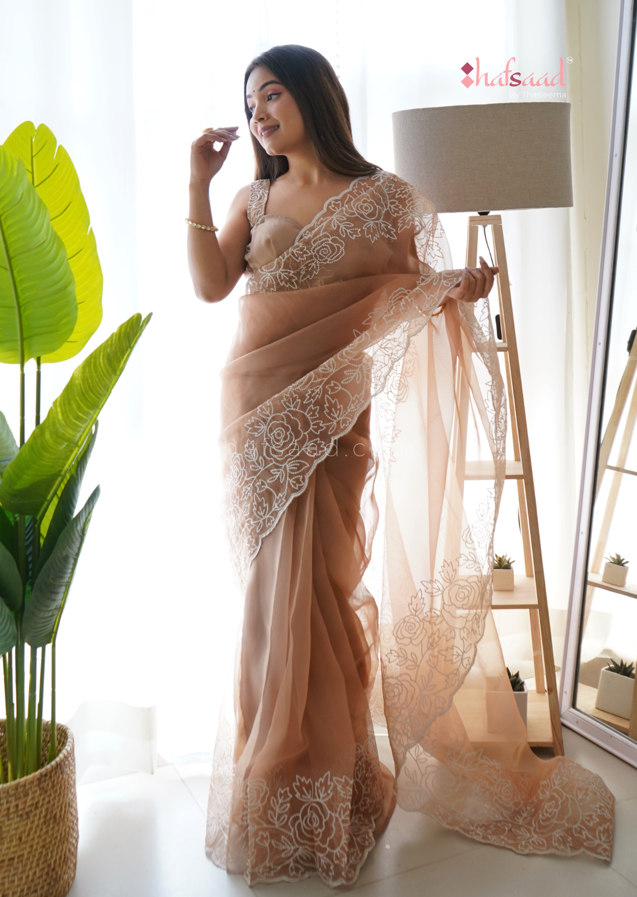 Isha Organza- Ready to wear (Earthly)(Prebooking)