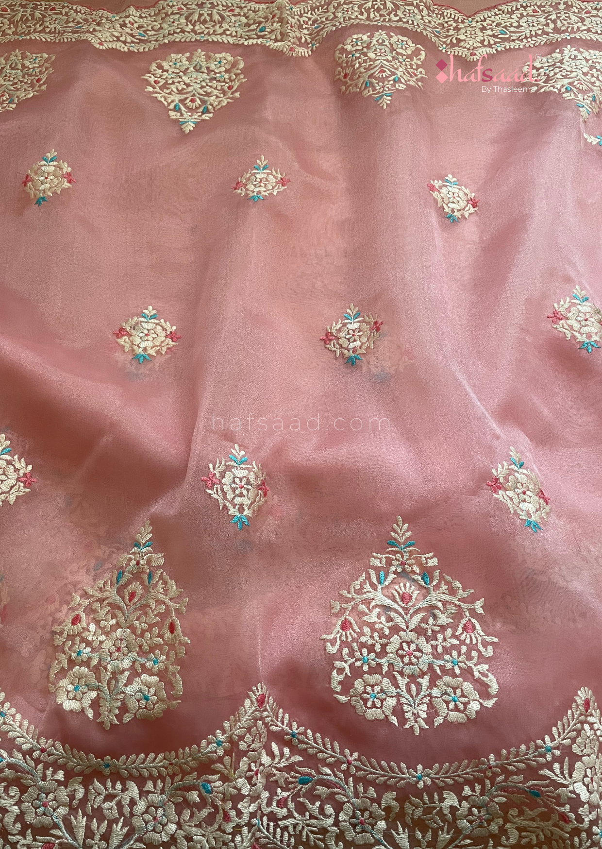 Mughal- Designer Organza saree