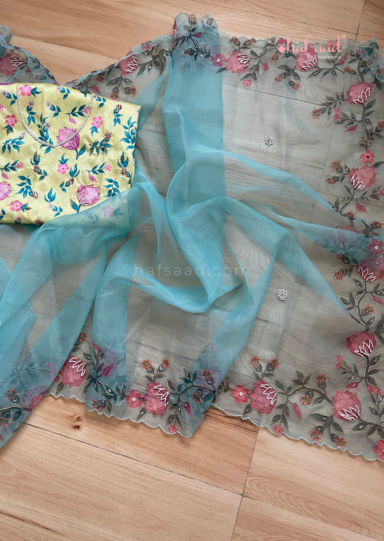 Sea Tulip- Premium handwork organza