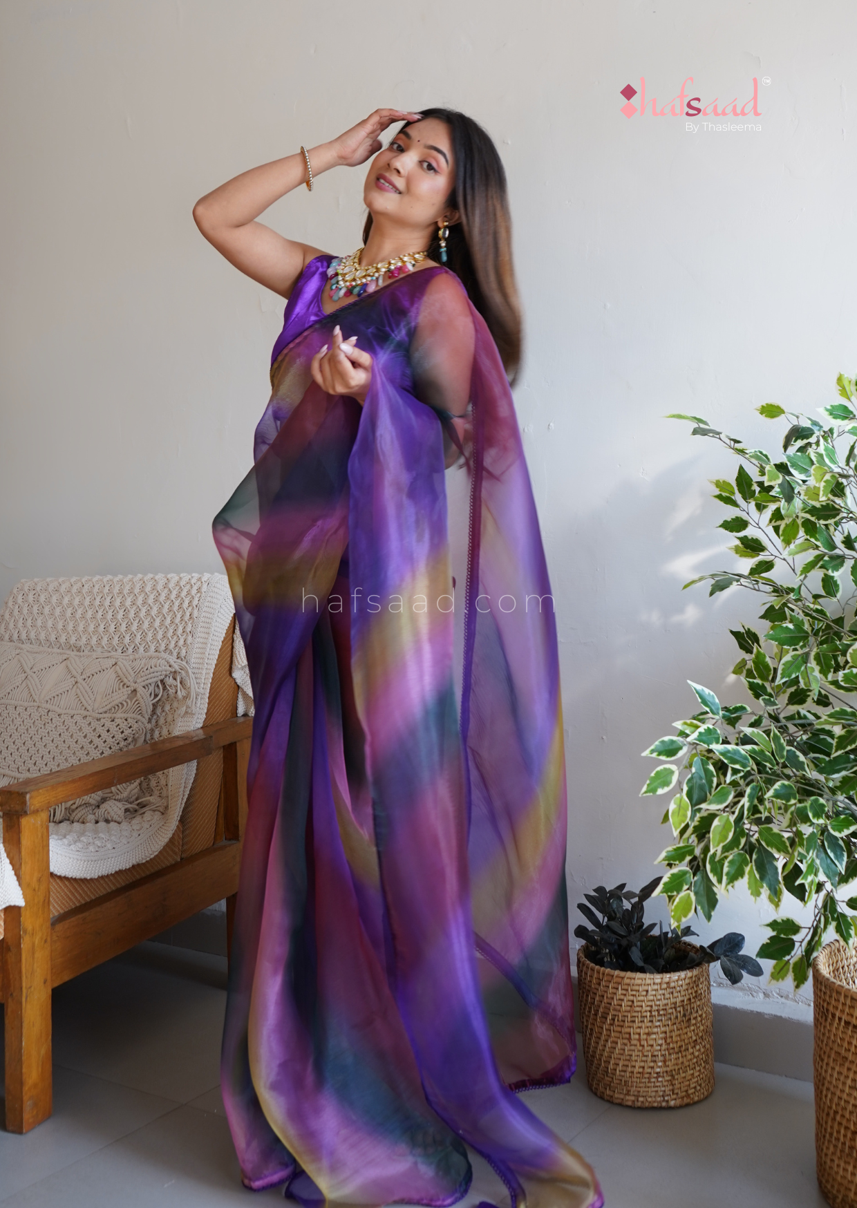 Thanuja- organza saree