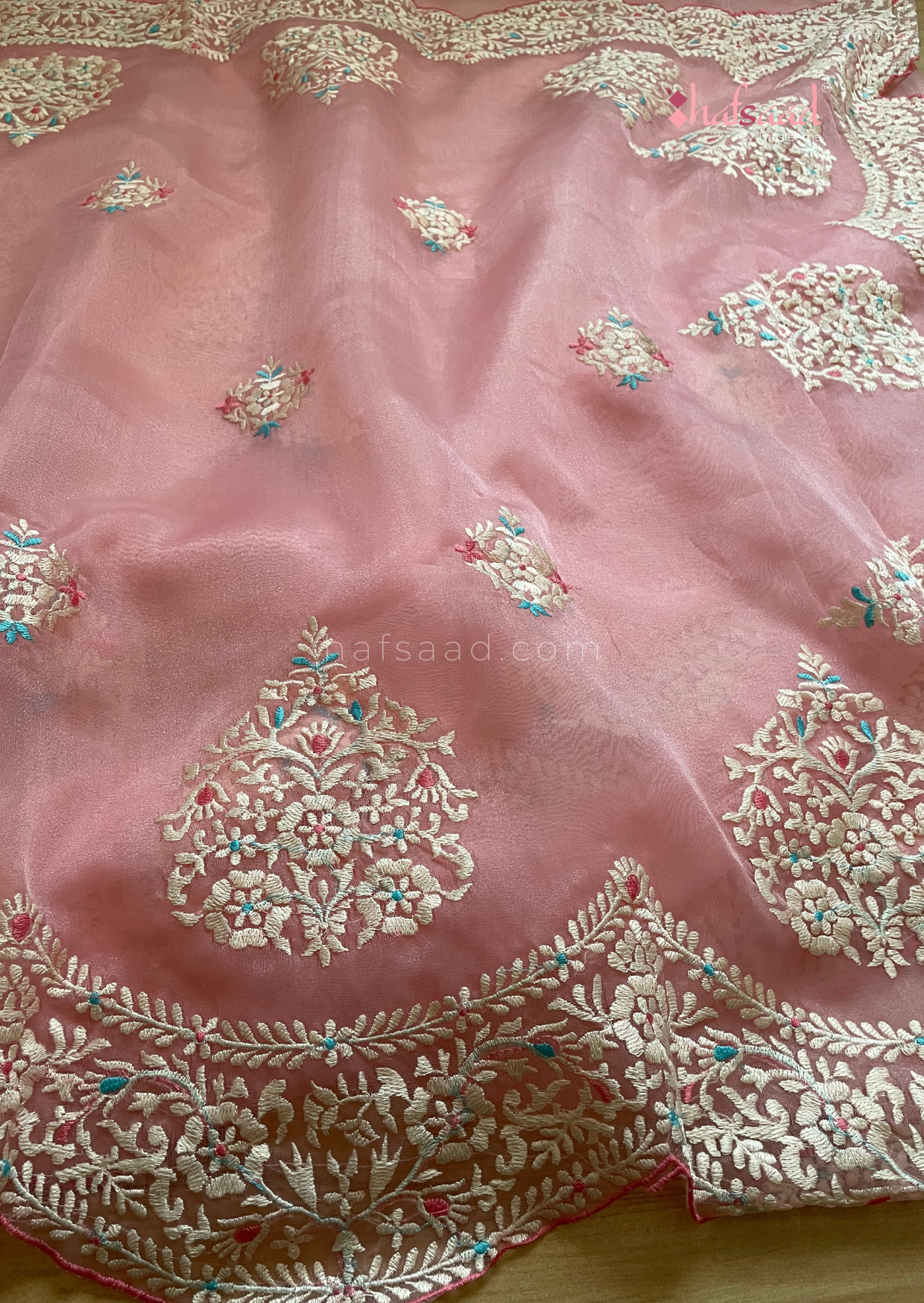 Mughal- Designer Organza saree