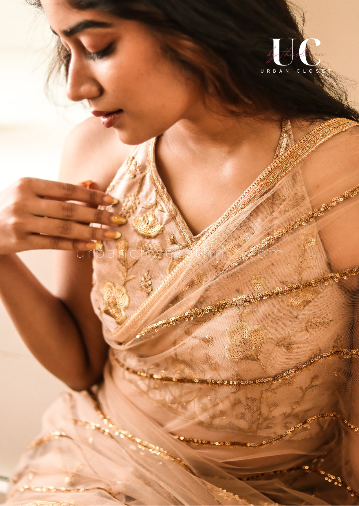 Golden Girl- Ready to wear saree(PREBOOKING)