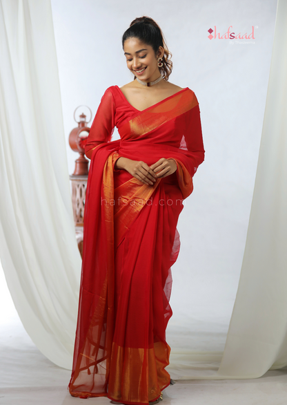 Madhuri- Ready to wear (Red)