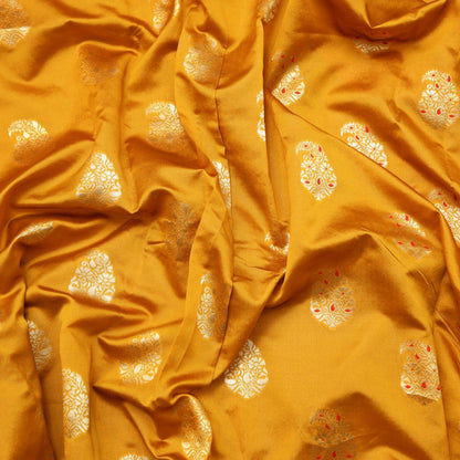 HALDI- Faux silk saree
