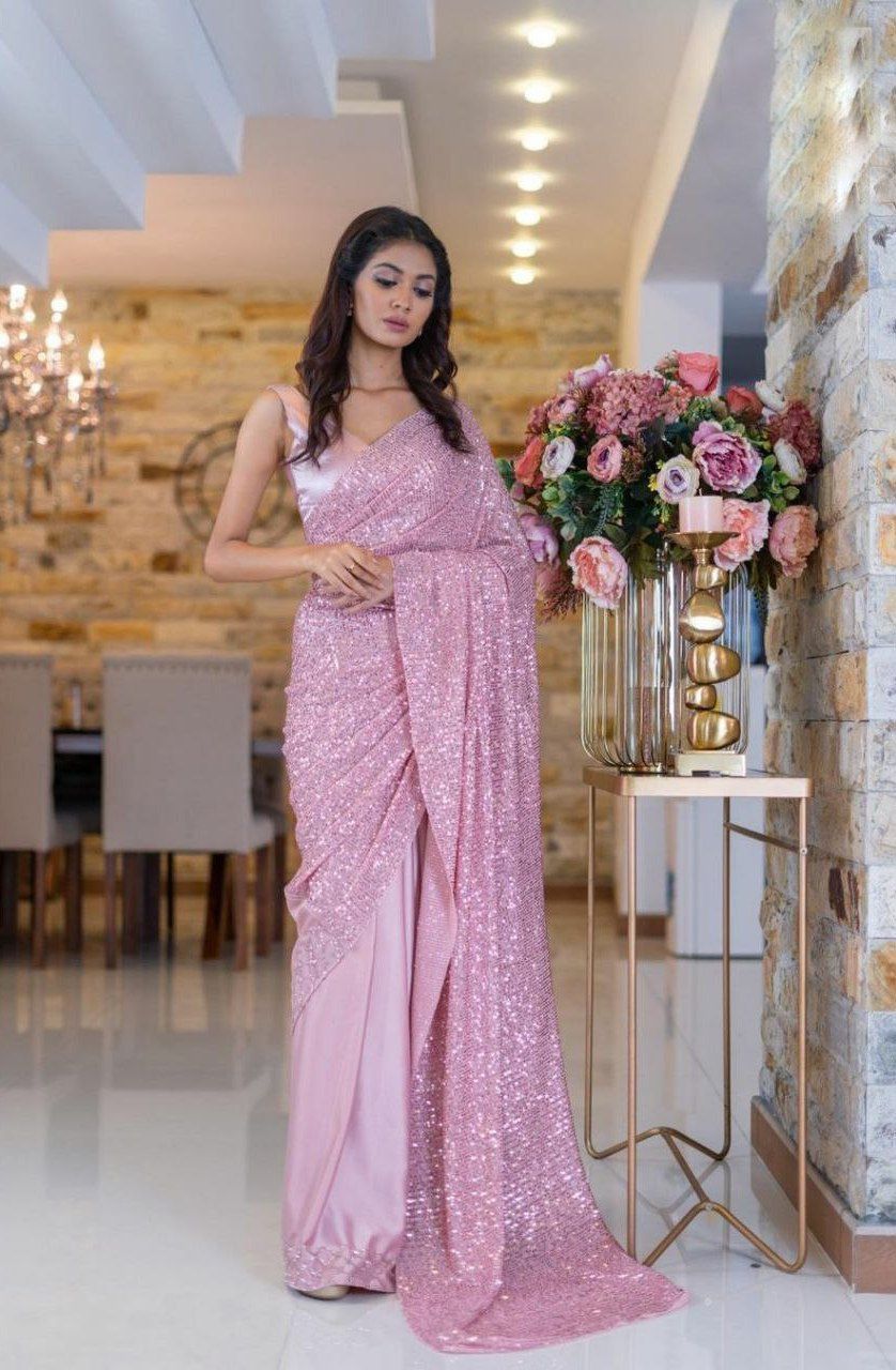 PINK PUNCH-Bollywood saree