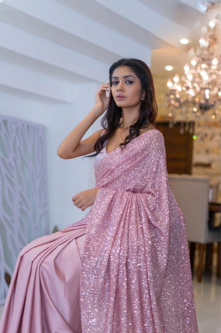 PINK PUNCH-Bollywood saree