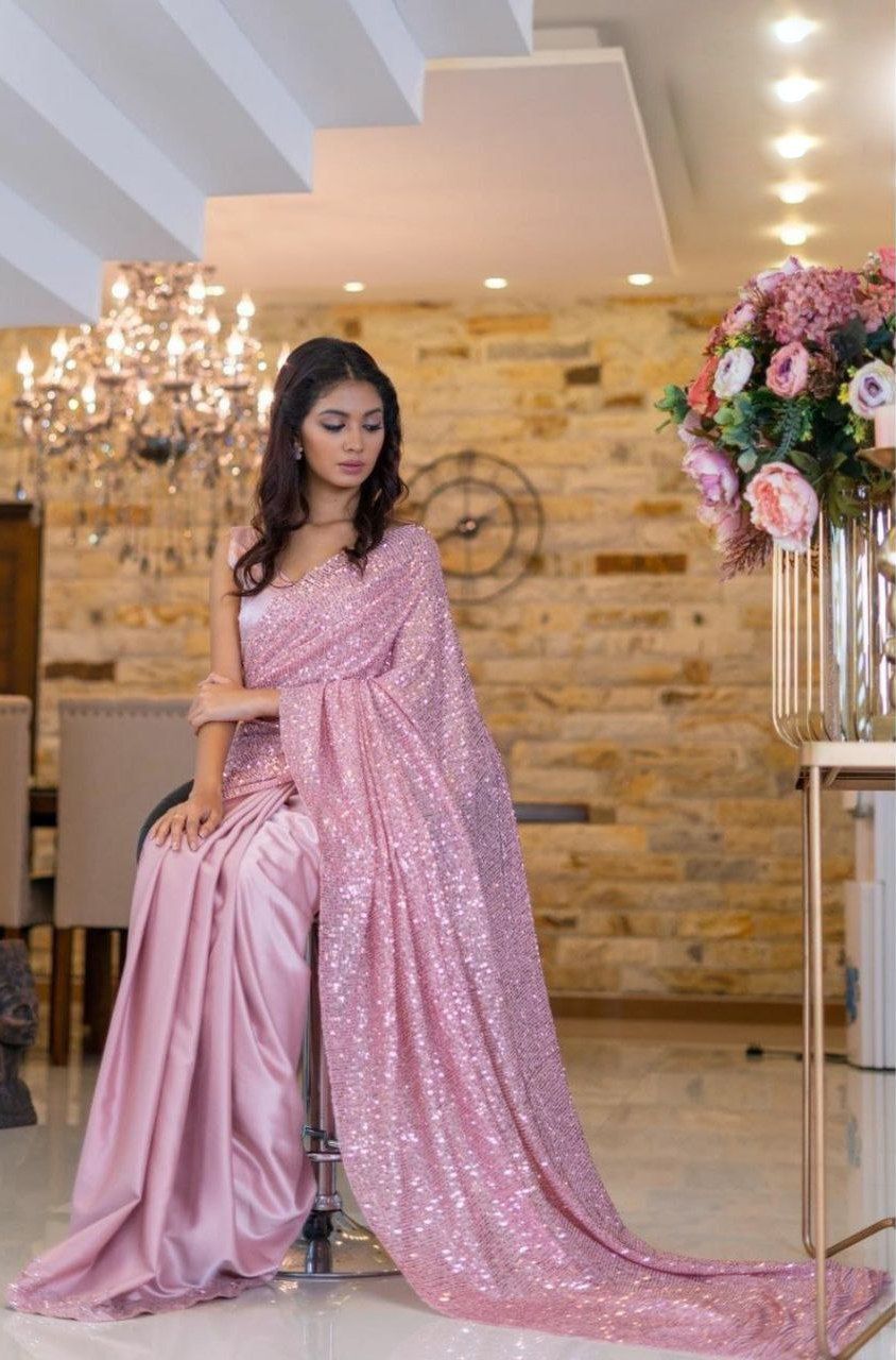 PINK PUNCH-Bollywood saree